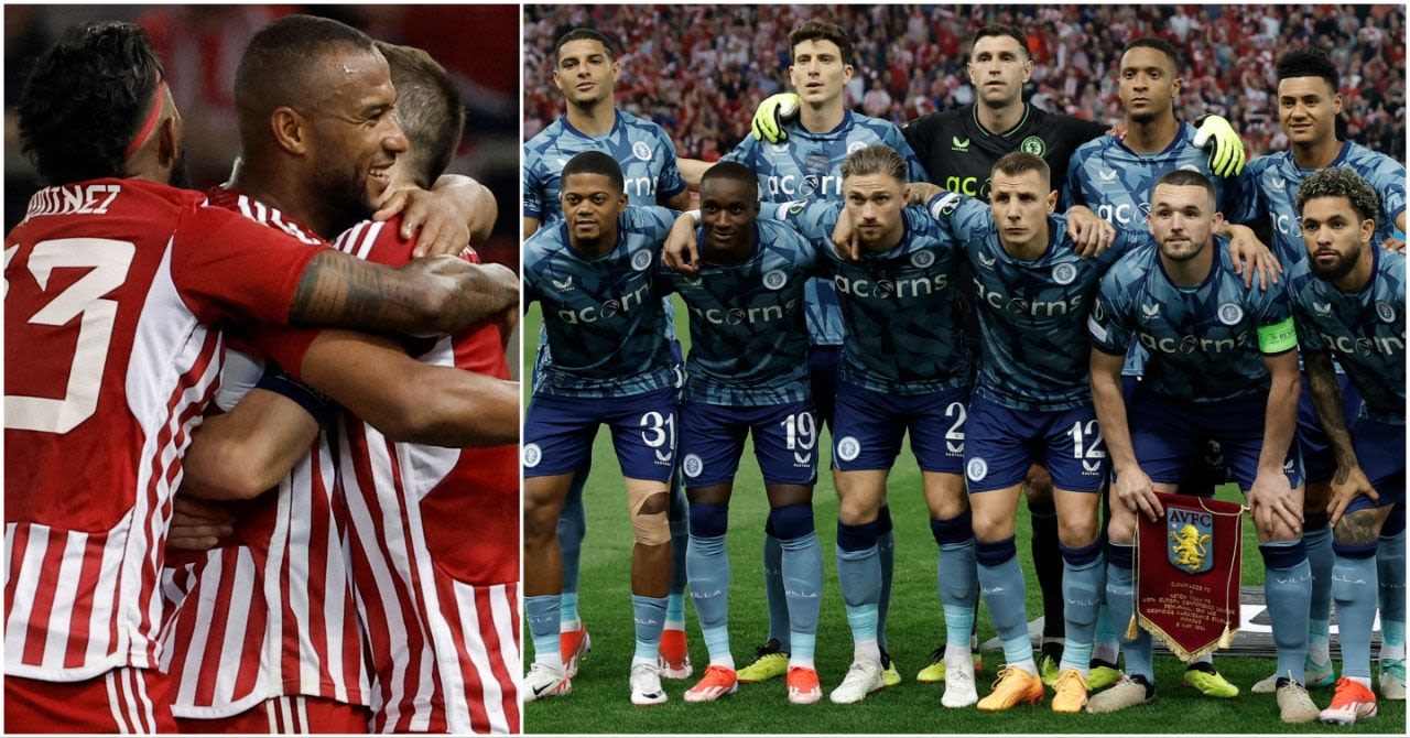 Olympiacos 2-0 Aston Villa: player ratings and match highlights