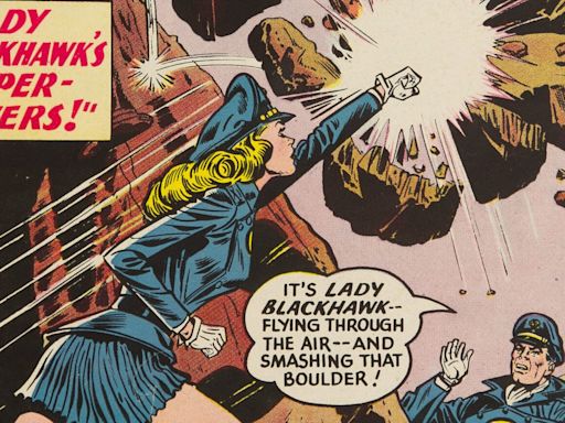 The Silver Age Era of DC Comics' Lady Blackhawk, Up for Auction