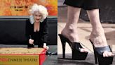 Cyndi Lauper Soars in Sky-High Platforms at Footprint Ceremony in Hollywood