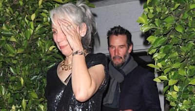 Keanu Reeves and Girlfriend Alexandra Grant Step Out Together for a Dinner Date in Los Angeles