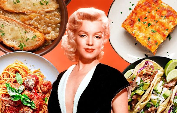 Marilyn Monroe's Favorite Foods Are Classics For A Reason