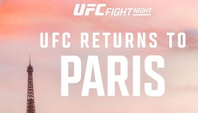 La UFC vuelve por tercera vez a París