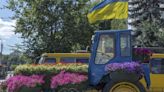 A precious moment in time of war: Flowers for a wife and daughter coming home to Ukraine