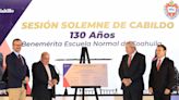 Celebran alcalde y Cabildo 130 años de la Normal