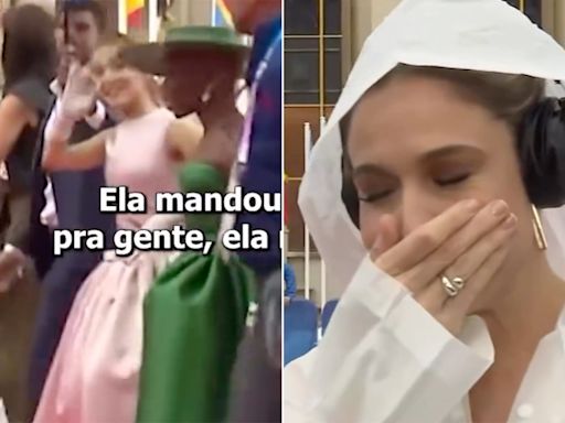 Olimpíadas: Fernanda Gentil é notada por Ariana Grande em Paris e se emociona