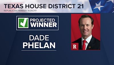 Dade Phelan beats David Covey by 366 votes to win the Texas House District 21 runoff election