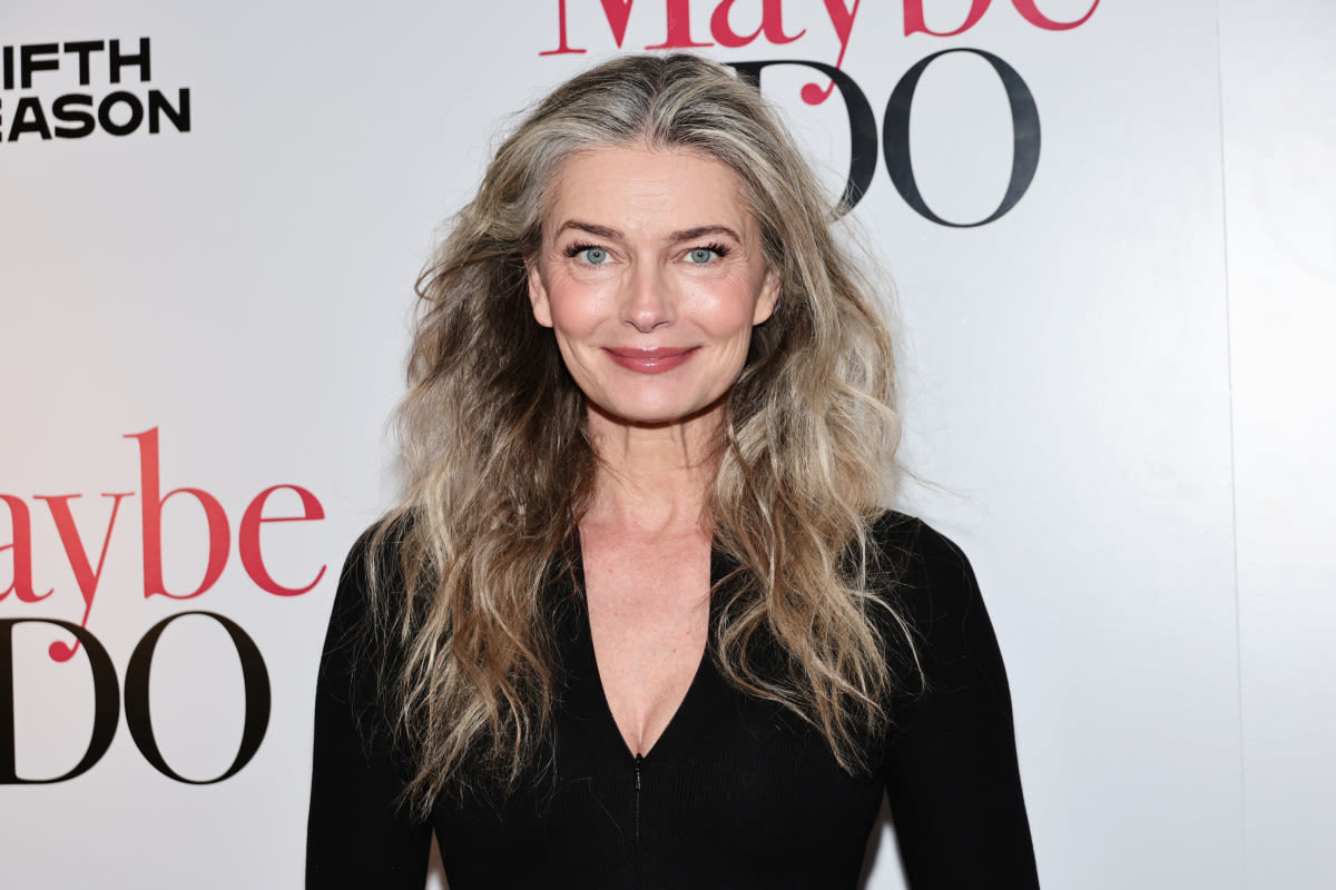 Paulina Porizkova, 59, Flaunts Super-Toned Figure Wearing Bright Orange Bikini in Beachy New Snap