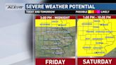 Tracking risks for severe storms amid hot and humid conditions