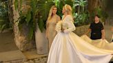 Vestido de noiva sexy chic: Monique Evans usa look com 15 mil pérolas e 10 mil cristais em casamento com DJ; fotos