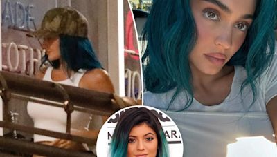 Kylie Jenner returns to her ‘King Kylie’ era with blue hair: ‘Teal the end of time’