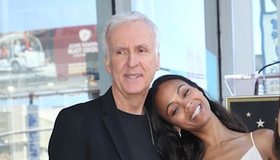 Zoe Saldana thanks James Cameron for job security during Disney Legends speech