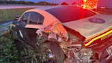 FHP trooper injured when Porsche hit his cruiser on I-75, police say
