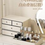 AKBK化妝品收納盒梳妝臺護膚品桌面防塵首飾高級感大容量置物
