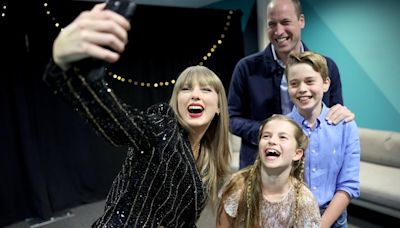 Así fue el desatado baile del Príncipe Guillermo en el concierto de Taylor Swift