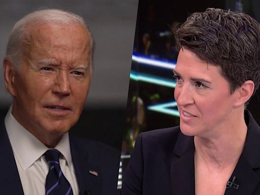 'Combative': See Rachel Maddow and colleagues react to Joe Biden's interview with NBC's Lester Holt