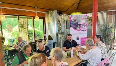 Coffee morning sees home care clients connect