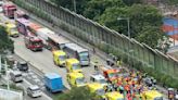 Accidente vial deja 87 lesionados en Hong Kong