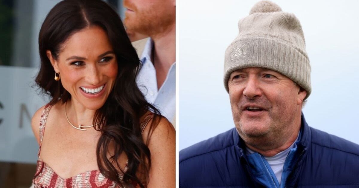 Piers Morgan takes swipe at Meghan Markle as his poses with 'favourite Duchess'