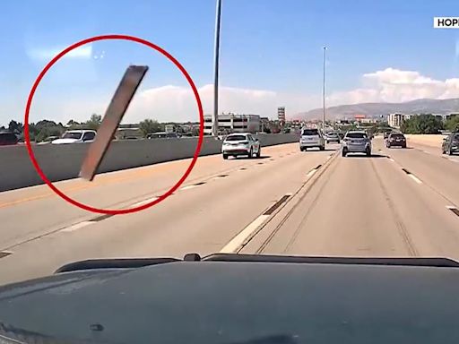 Driver hit by Final Destination-style accident