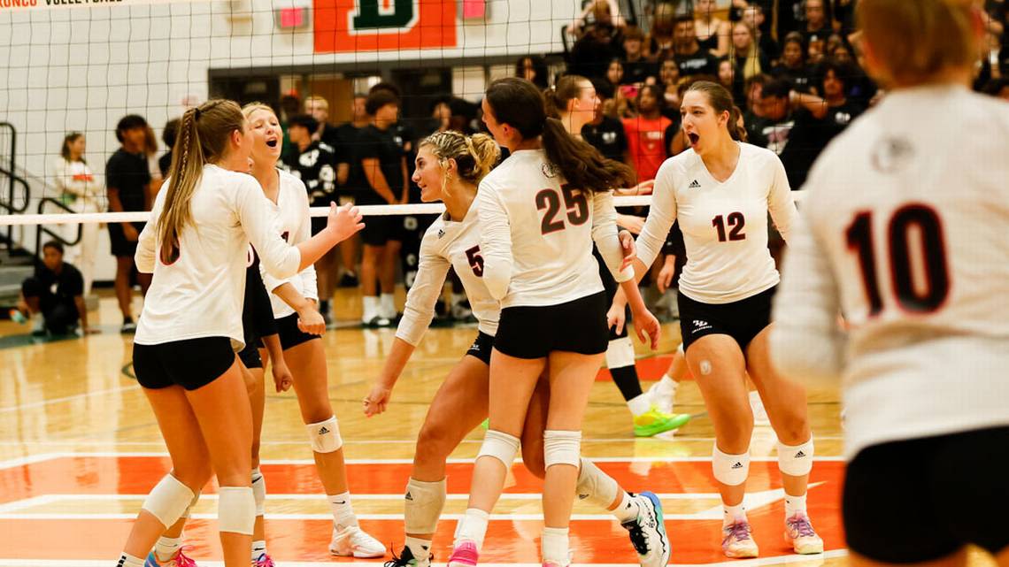 ‘This is what it’s about.’ Dunbar and Douglass volleyball stage a thriller at The Farm.