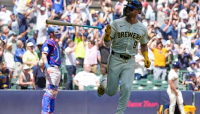 How a historic day at the ballpark helped Brewers sweep Rangers