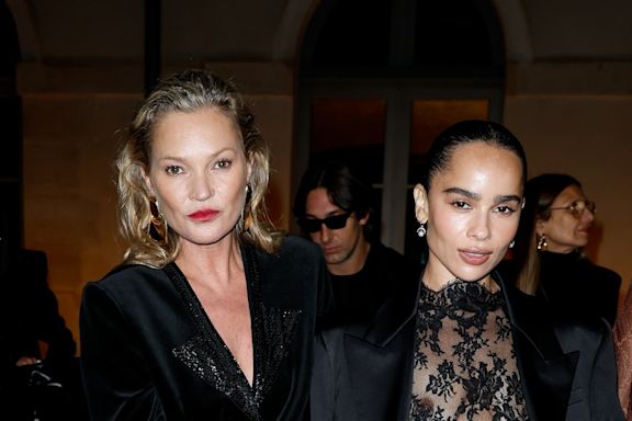 Zoë Kravitz and Kate Moss Teach a Lesson In Sheer Dressing