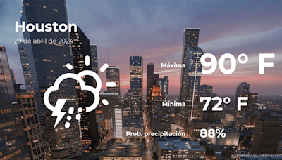 Houston: pronóstico del tiempo para este lunes 29 de abril - La Opinión