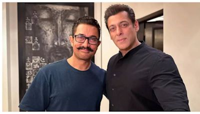 Did you know Salman Khan had painted a portrait of Aamir Khan in his 'Ghajini' avatar? - Times of India