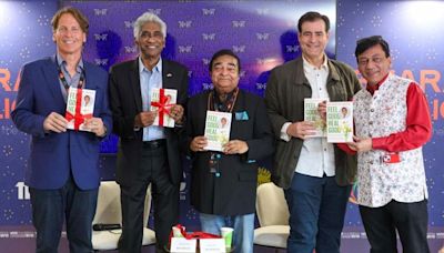 Hollywood Producer and Former Tennis Champion Ashok Amritraj launches Padmashri, Dr. Mukesh Batra’s book ‘Feel Good Heal Good’ at the 77th Cannes...