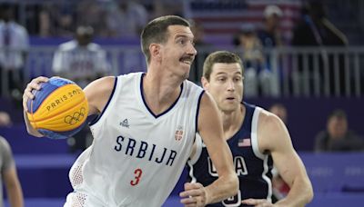 US men fall to Serbia 22-14 in 3x3 men's basketball in disappointing debut at Paris Games