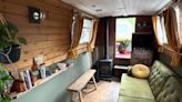 Brit converts 'knackered' narrowboat into gorgeous floating Airbnb