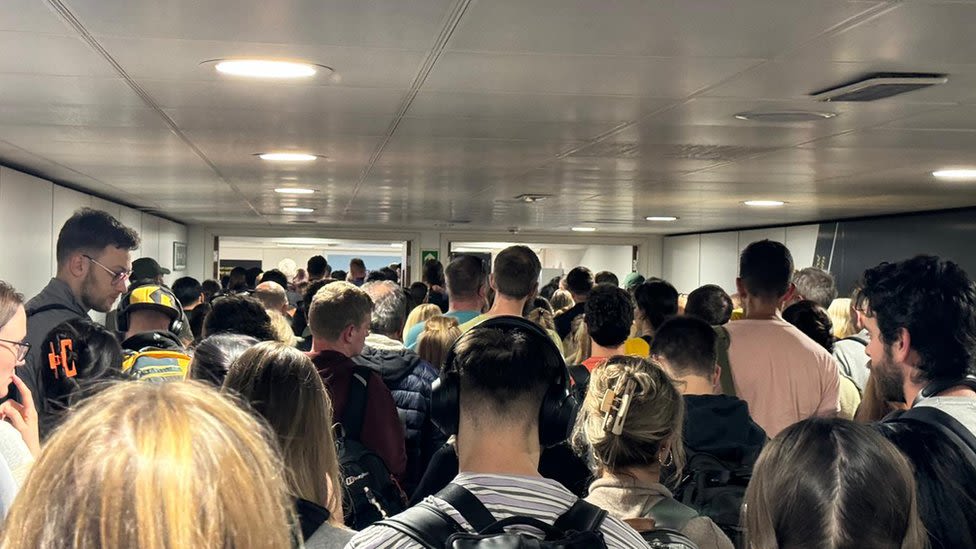 'Technical issue' causing airport queues across the UK