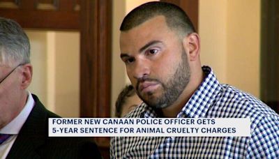 Officials: Former New Canaan police officer sentenced on animal cruelty charges