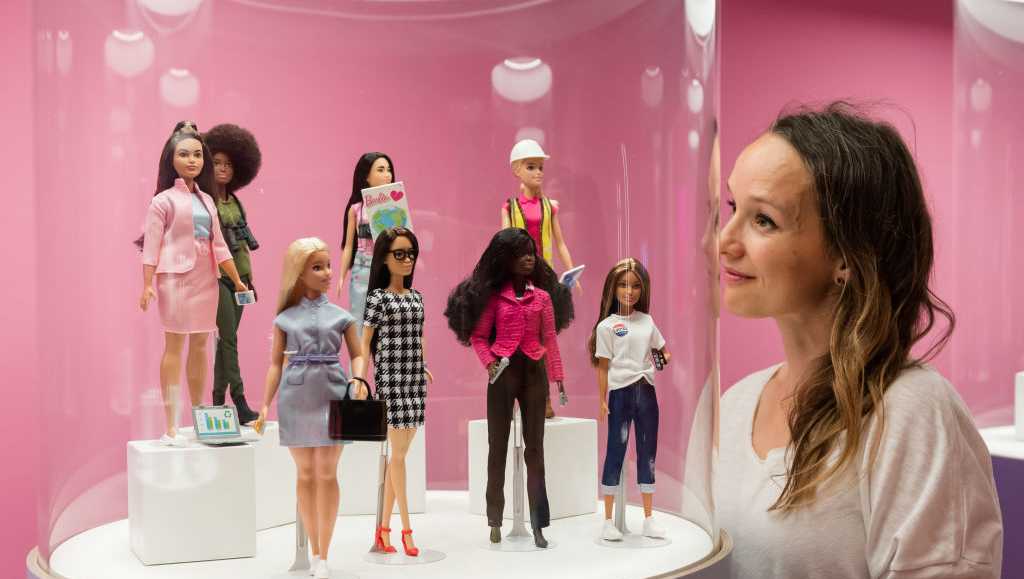 First blind Barbie doll released, with tactile features and a cane