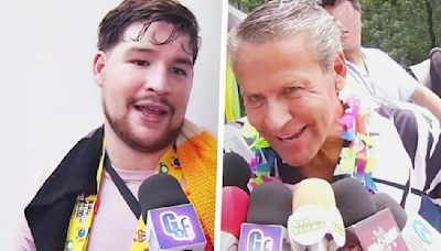 Desilusionado, hijo de Alfredo Adame reacciona a la presencia del actor en la marcha LGBTQ+