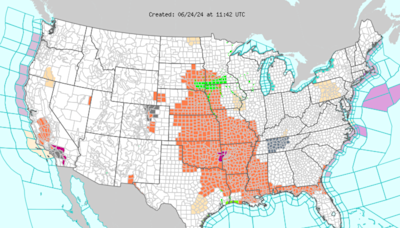 Map shows states most at risk for lethal heat impacts