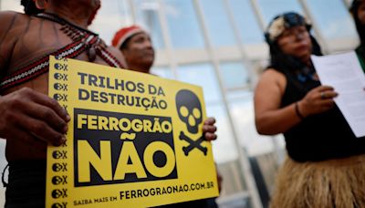 Indigenous groups say Brazil plans Amazon grain train behind their backs