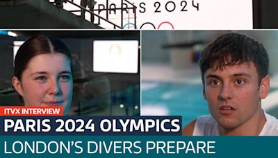 Team GB diving squad prepares to travel across The Channel for the Olympics - Latest From ITV News