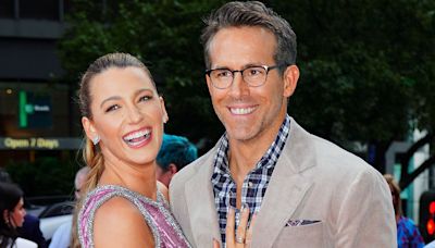 Blake Lively Kisses Ryan Reynolds While He's In Deadpool Costume and Makeup