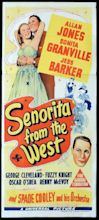 SENORITA FROM THE WEST Original Daybill Movie Poster Bonita Granville ...