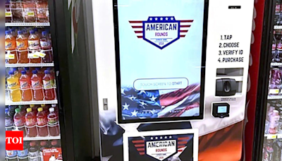 Forget grocery! US vending machines now selling bullets for guns - Times of India