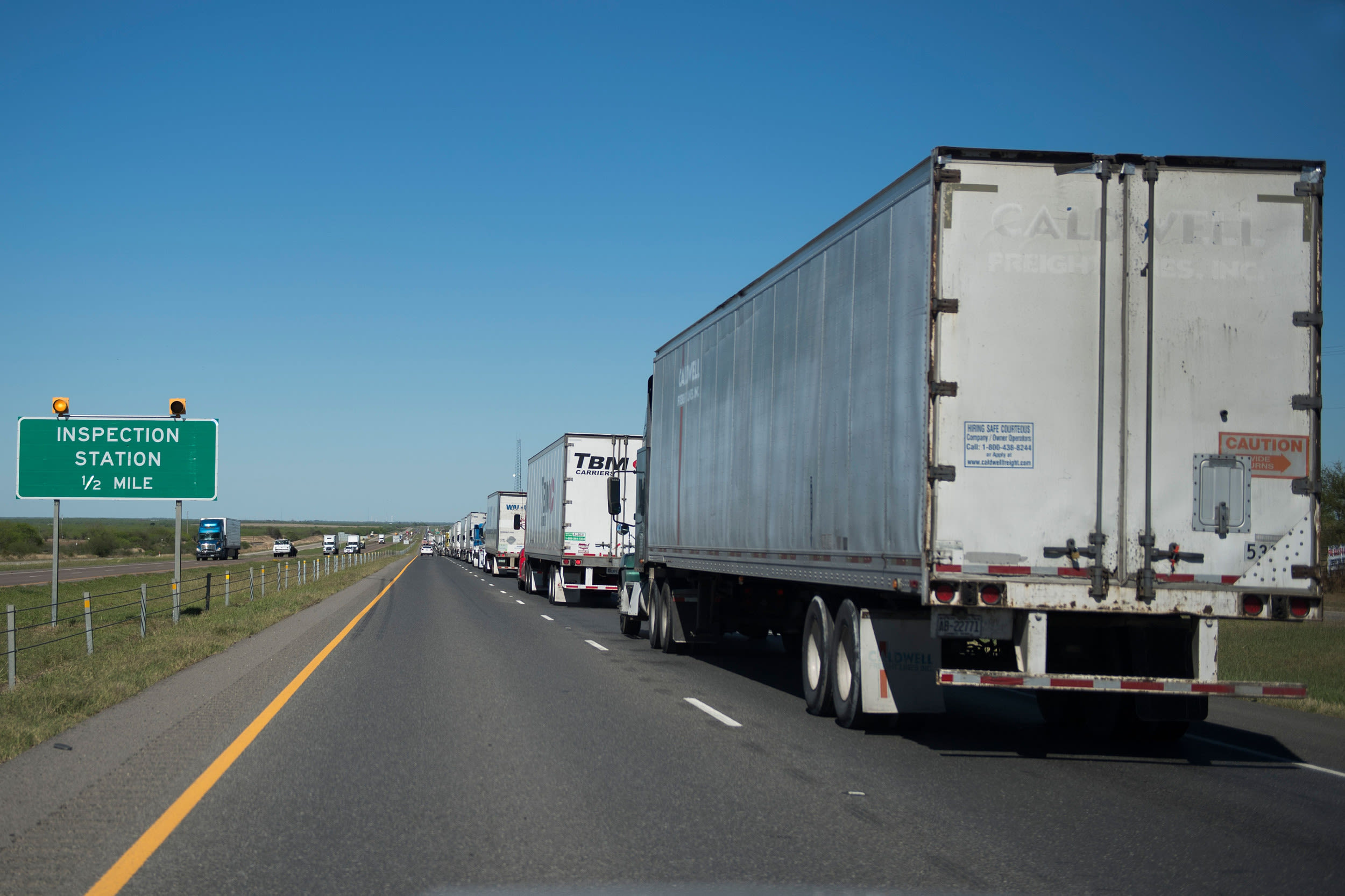 Video shows 19 migrants smuggled in Texas 18-wheeler