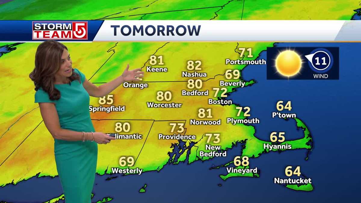 Video: Sunshine, low humidity going into Memorial Day weekend