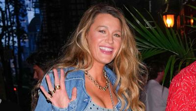 Blake Lively Pokes Fun at Her All-Denim Outfit: ‘You Say Canadian Prom Dress, I Say It’s Britney’