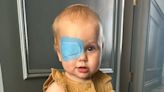 Mum spots sign of 'geriatric' eye disease in newborn saving her sight