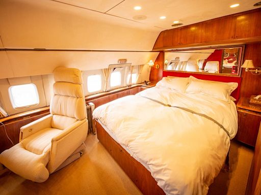 Inside a Boeing 727 Airbnb with stunning private plane interiors