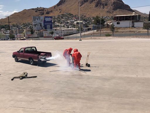 Capacitan a cadetes en manejo de materiales peligrosos