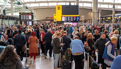 Thousands of holidaymakers left 'stranded' as delays hit Heathrow and Gatwick airports