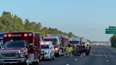 Interstate-95 northbound at Palm Coast Parkway was shut down for hours after crash, spill
