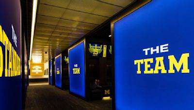 LOOK: Michigan Football shows off new locker room upgrades